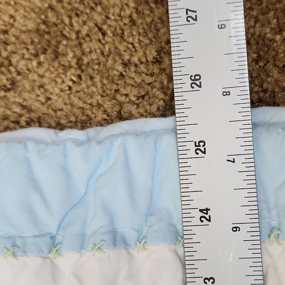 Pottery Barn Kids Floral Quilted Pillow Sham cottagecore Patchwork nursery 25x25